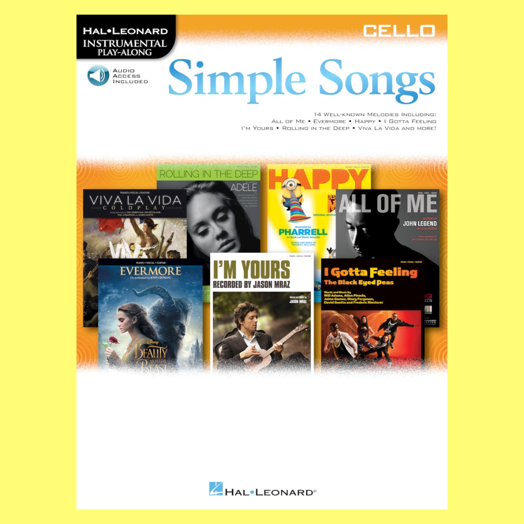 Simple Songs For Cello Play Along Book/Ola