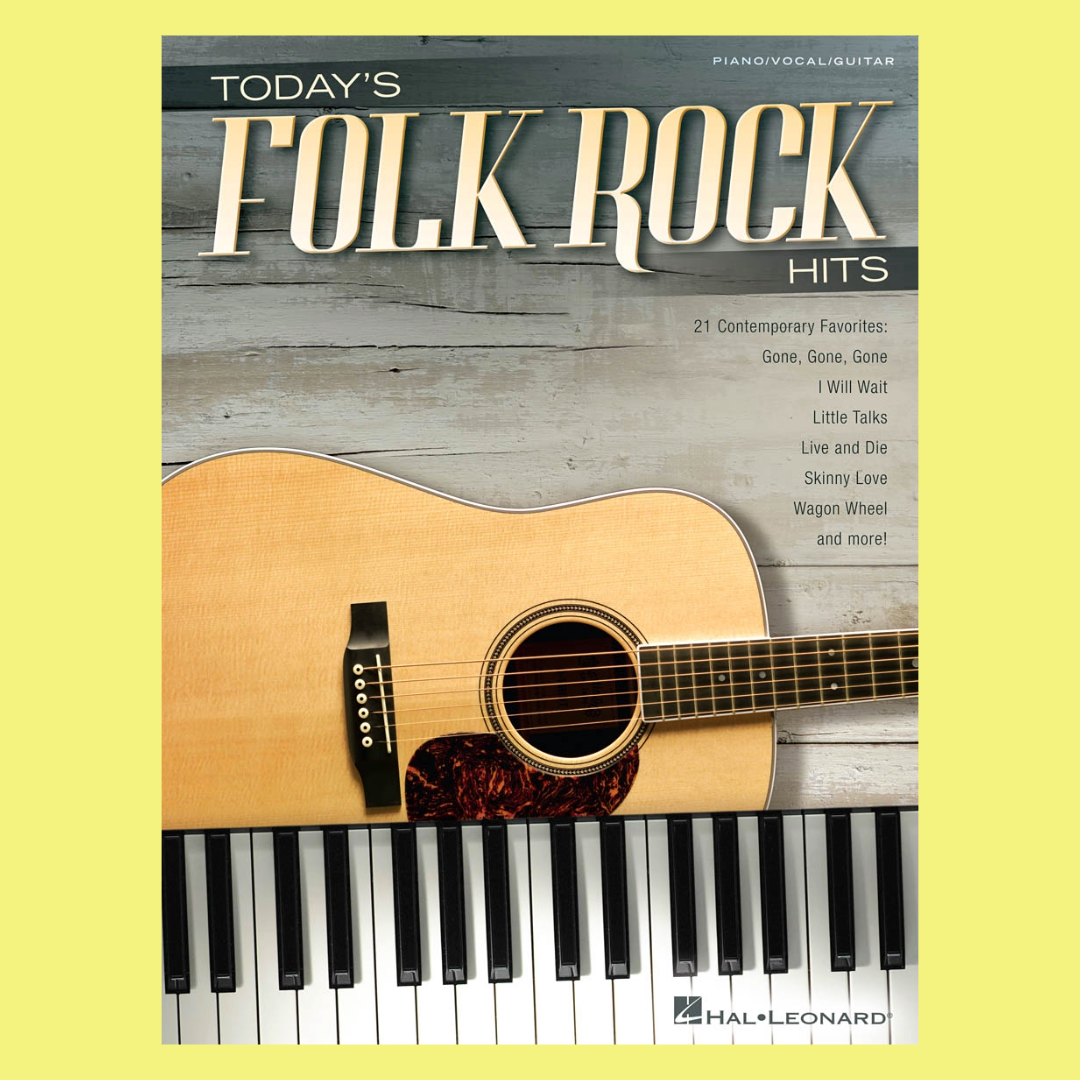 Today's Folk Rock Hits PVG Songbook