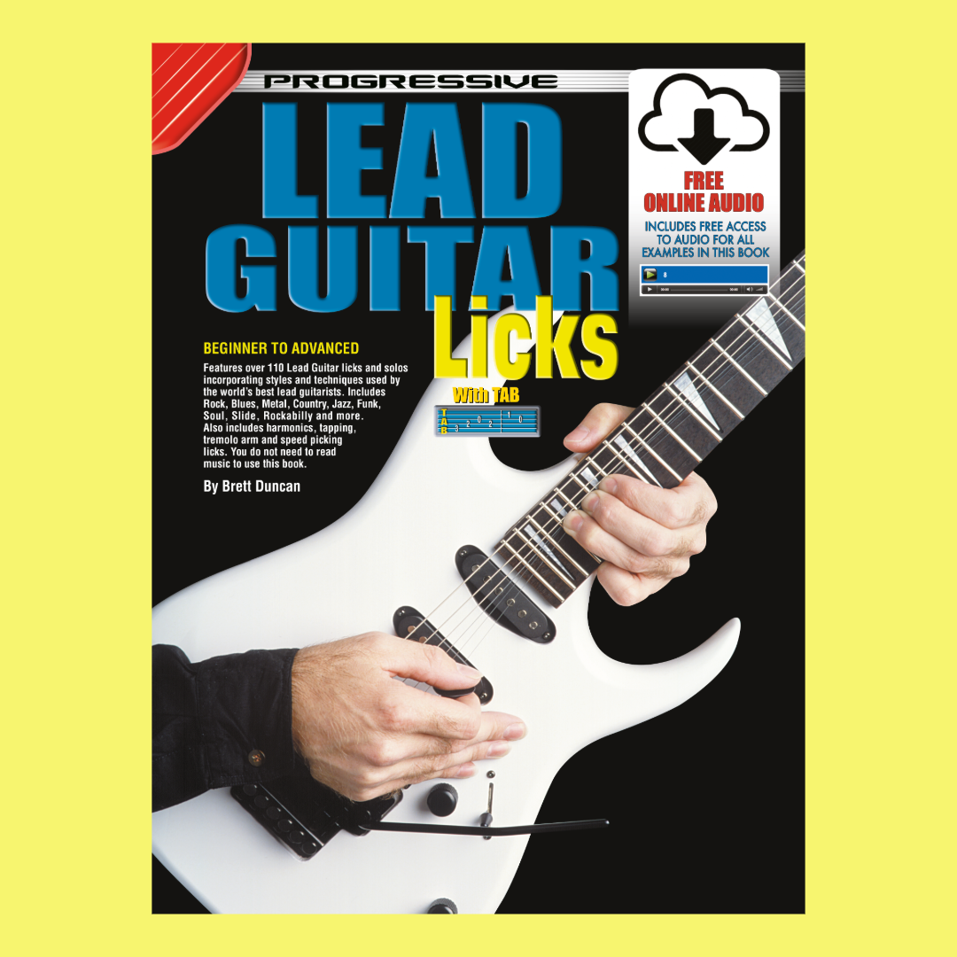 Progressive Lead Guitar Licks Book/Ola