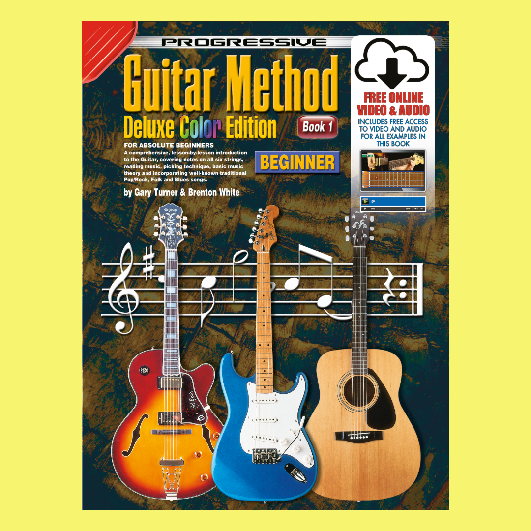 Progressive Guitar Method Deluxe Colour Edition Book 1 (Book/Ola)