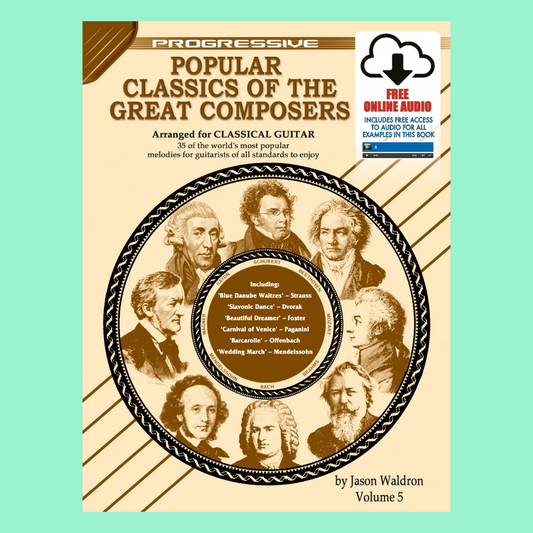 Progressive Popular Classics Of The Great Composers Volume 5 Book (Book/Ola)