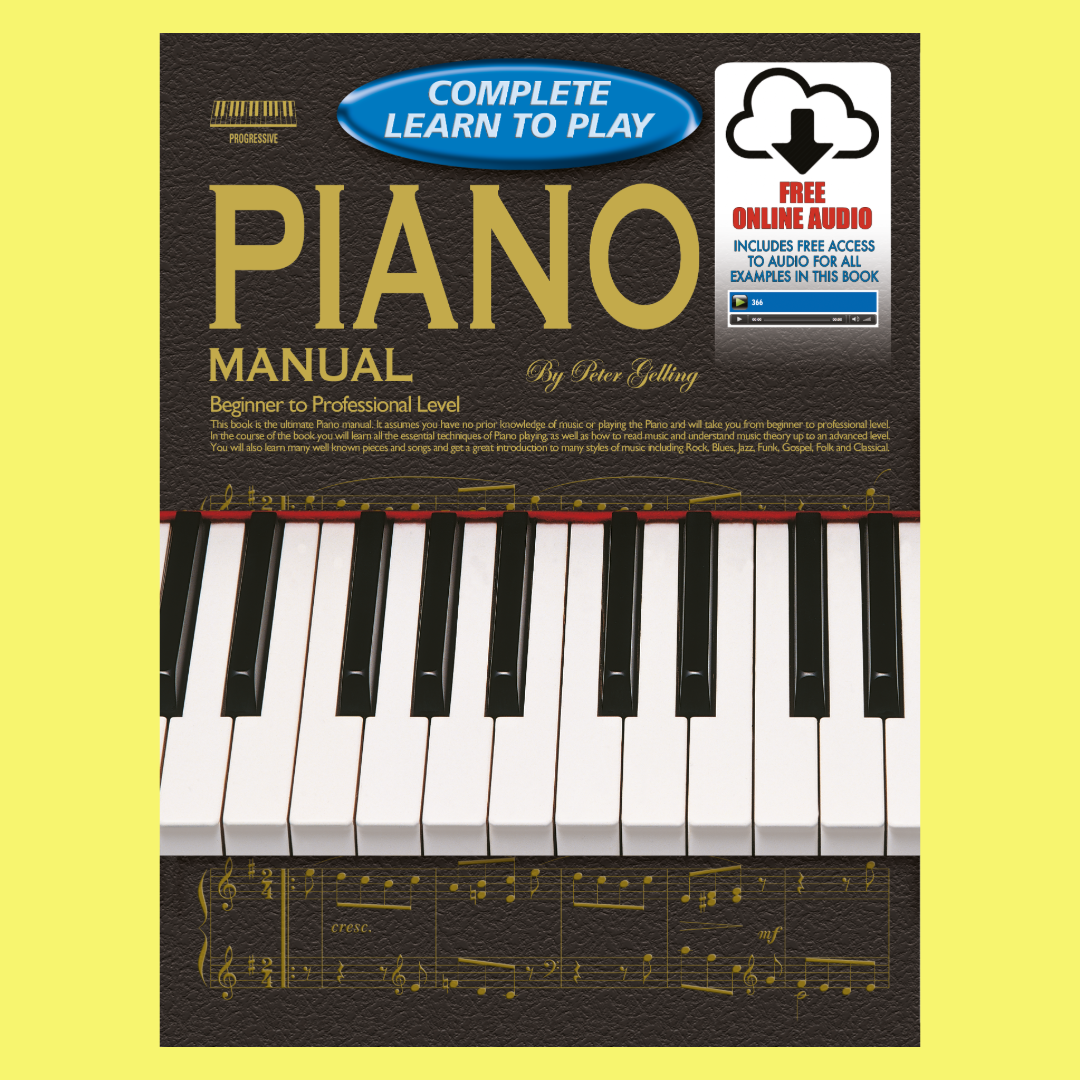 Progressive Complete Learn To Play Piano Manual Book/Ola