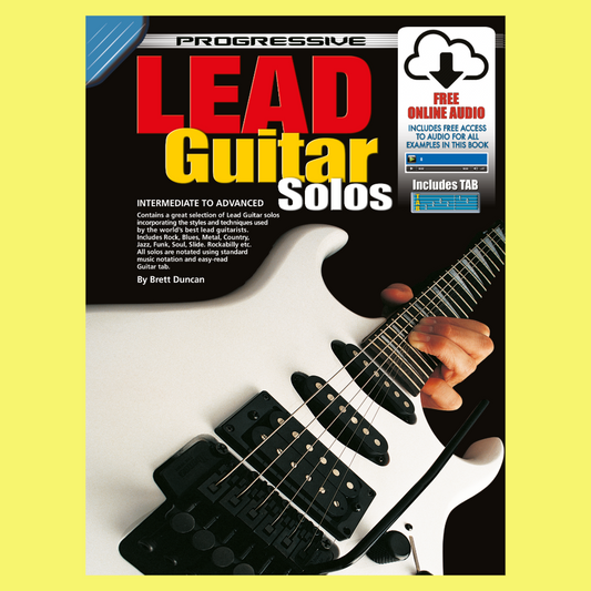 Progressive Lead Guitar Solos Book/Ola