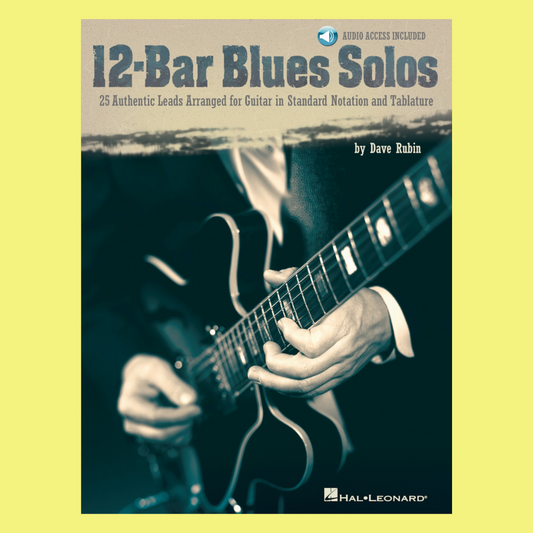 12 Bar Blues Solos For Guitar Book/Ola