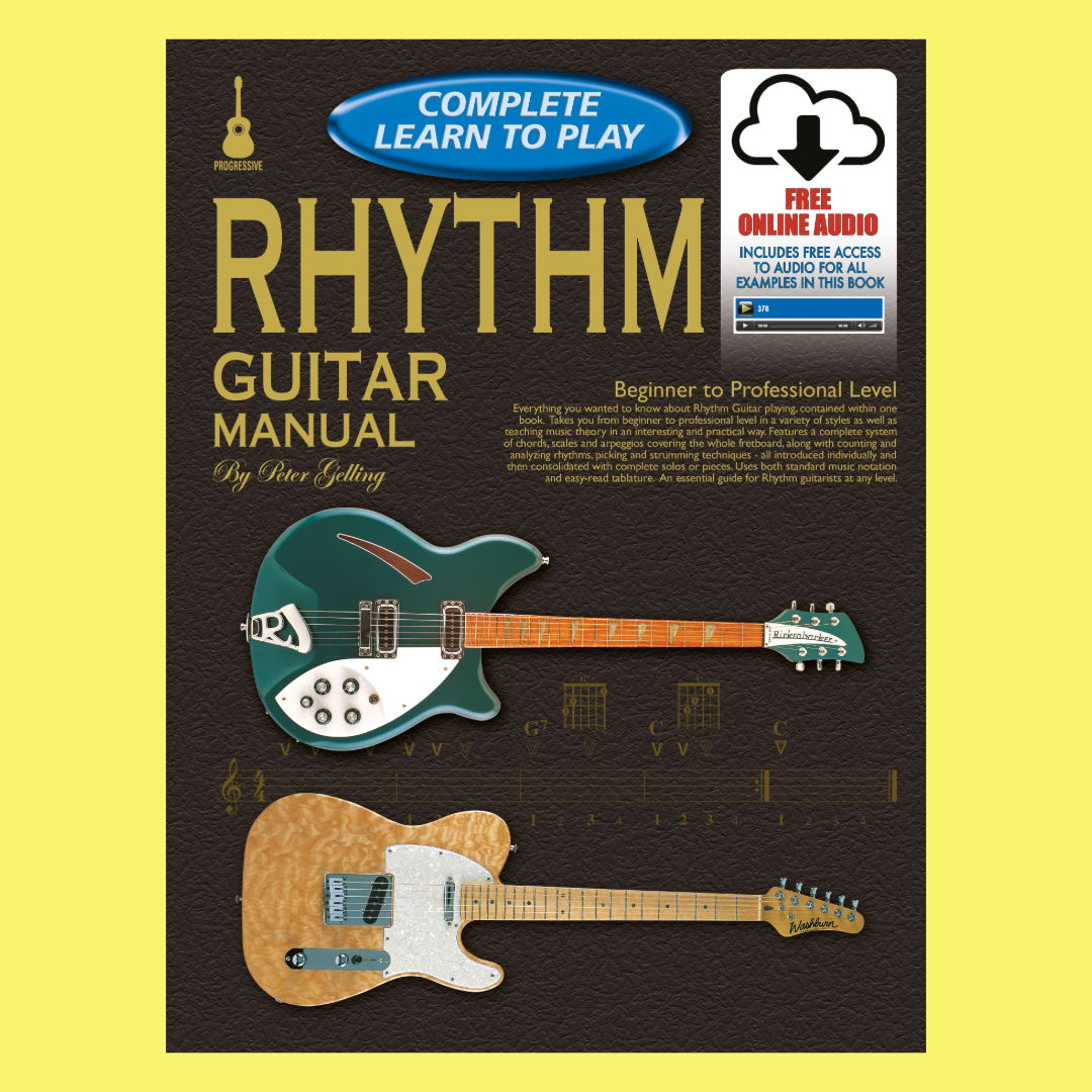 Progressive Complete Learn To Play Rhythm Guitar Manual Book/Ola