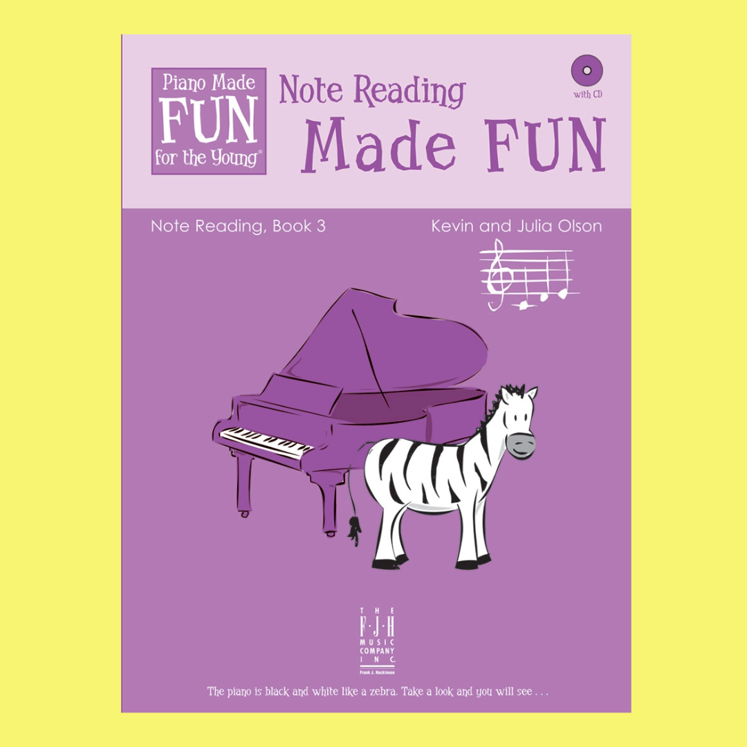 Note Reading Made Fun Book 3 (Book/Cd)