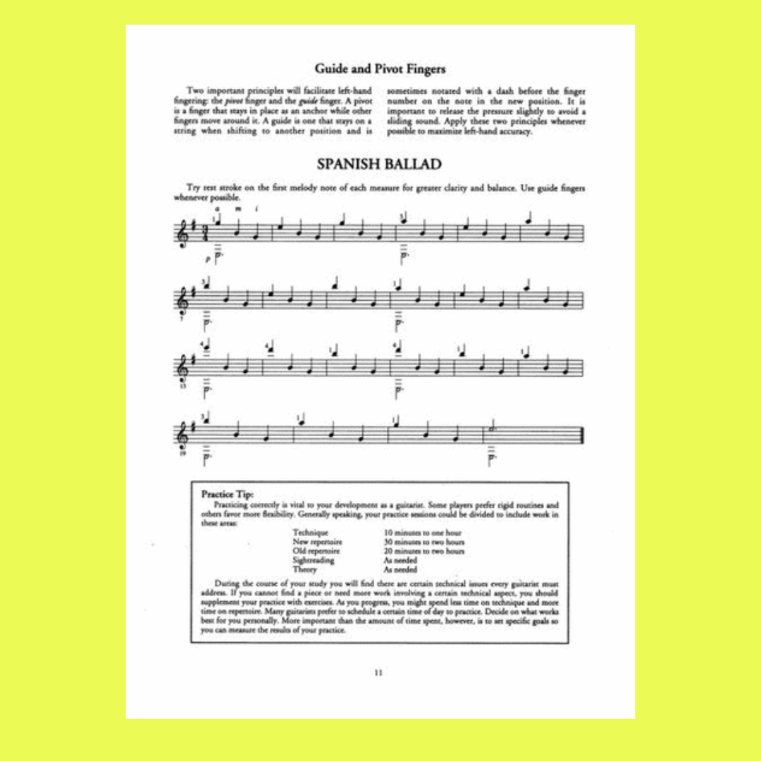 Christopher Parkening Guitar Method - Volume 2 Book/Ola