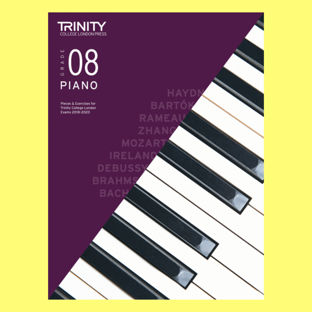 Trinity - Piano Pieces & Exercises Grade 8 Book (2018-2020)