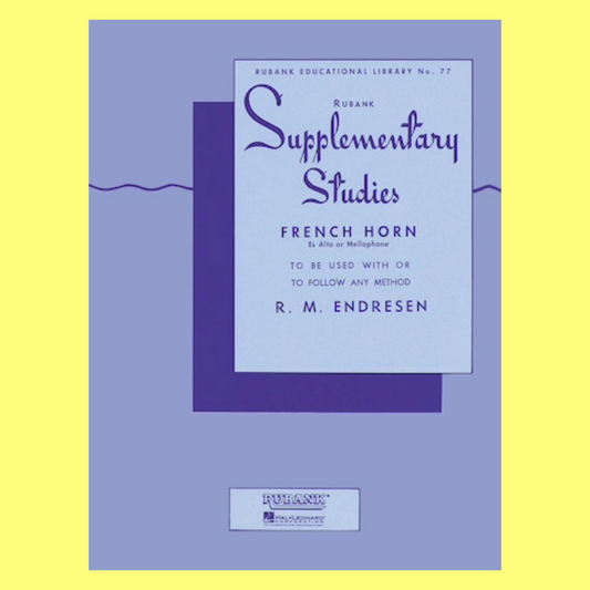 Rubank Supplementary Studies - French Horn and Mellophone Book