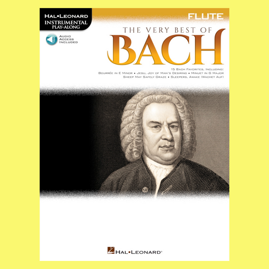 The Very Best Of Bach For Flute - Play Along Book/Ola