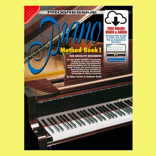 Progressive Piano Method Book 1 (Book/Ola)