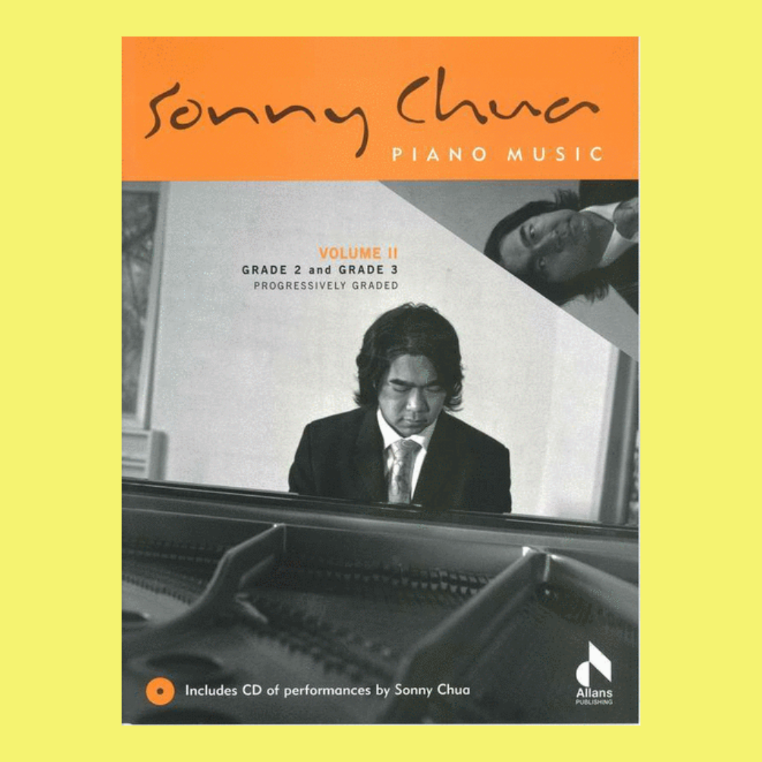 Sonny Chua - Progressively Graded Volume 2 Piano Book and Cd  (Grade 3 and 4)