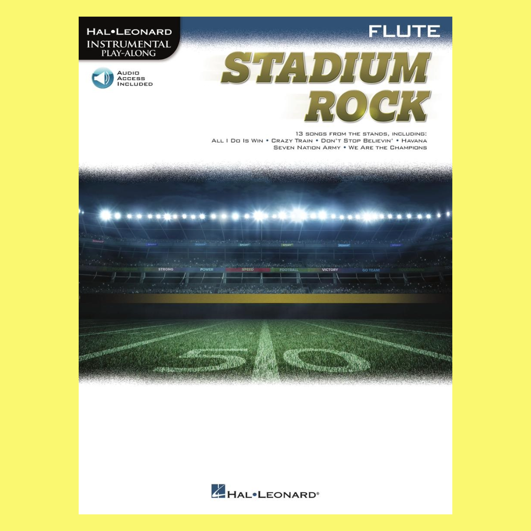 Stadium Rock For Flute Play Along Book/Ola