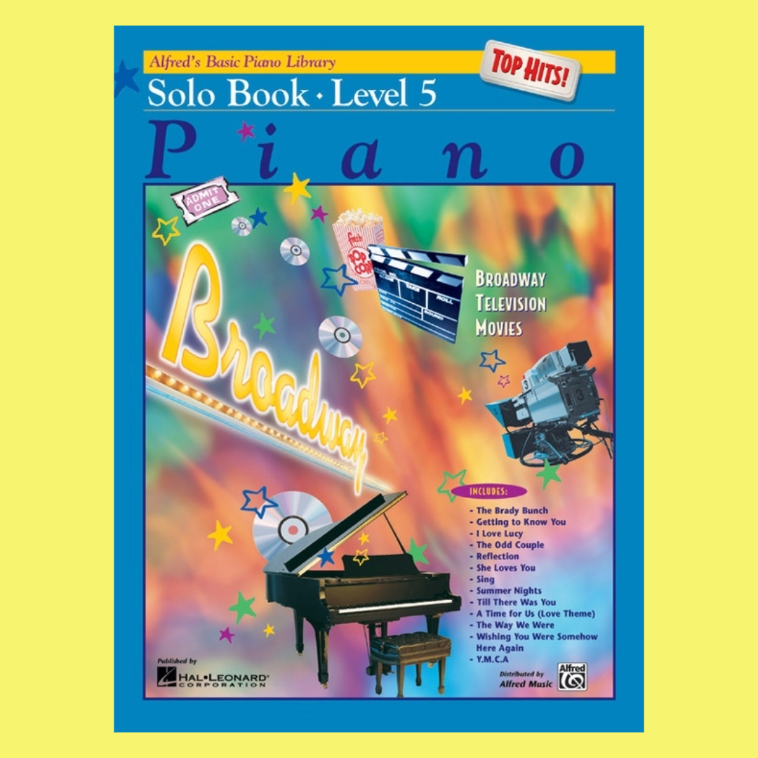 Alfred's Basic Piano Library - Top Hits Solo Book Level 5