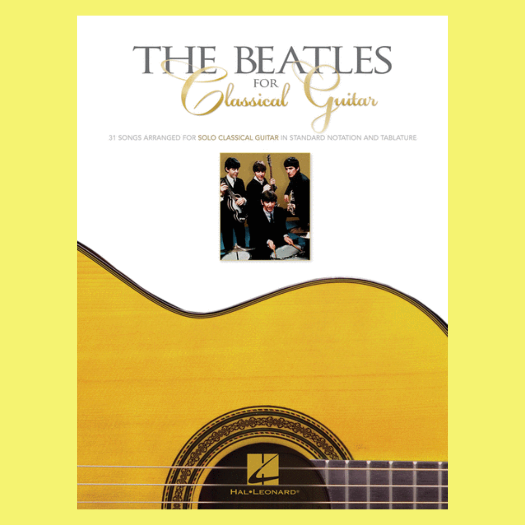 The Beatles For Classical Guitar Book