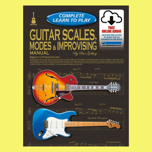 Progressive Complete Learn To Play Scales, Modes & Improvising Book/Ola