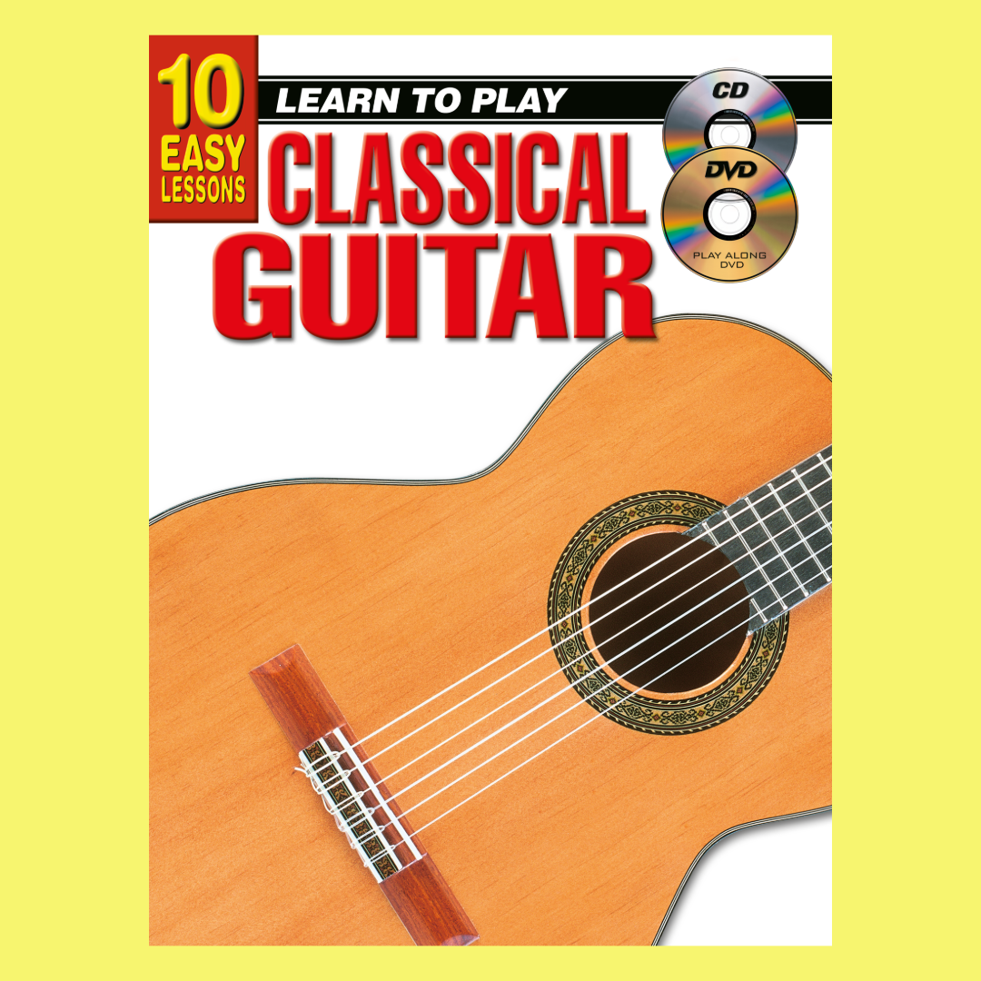 10 Easy Lessons Learn To Play Classical Guitar Book/Olm – Music2u.com.au