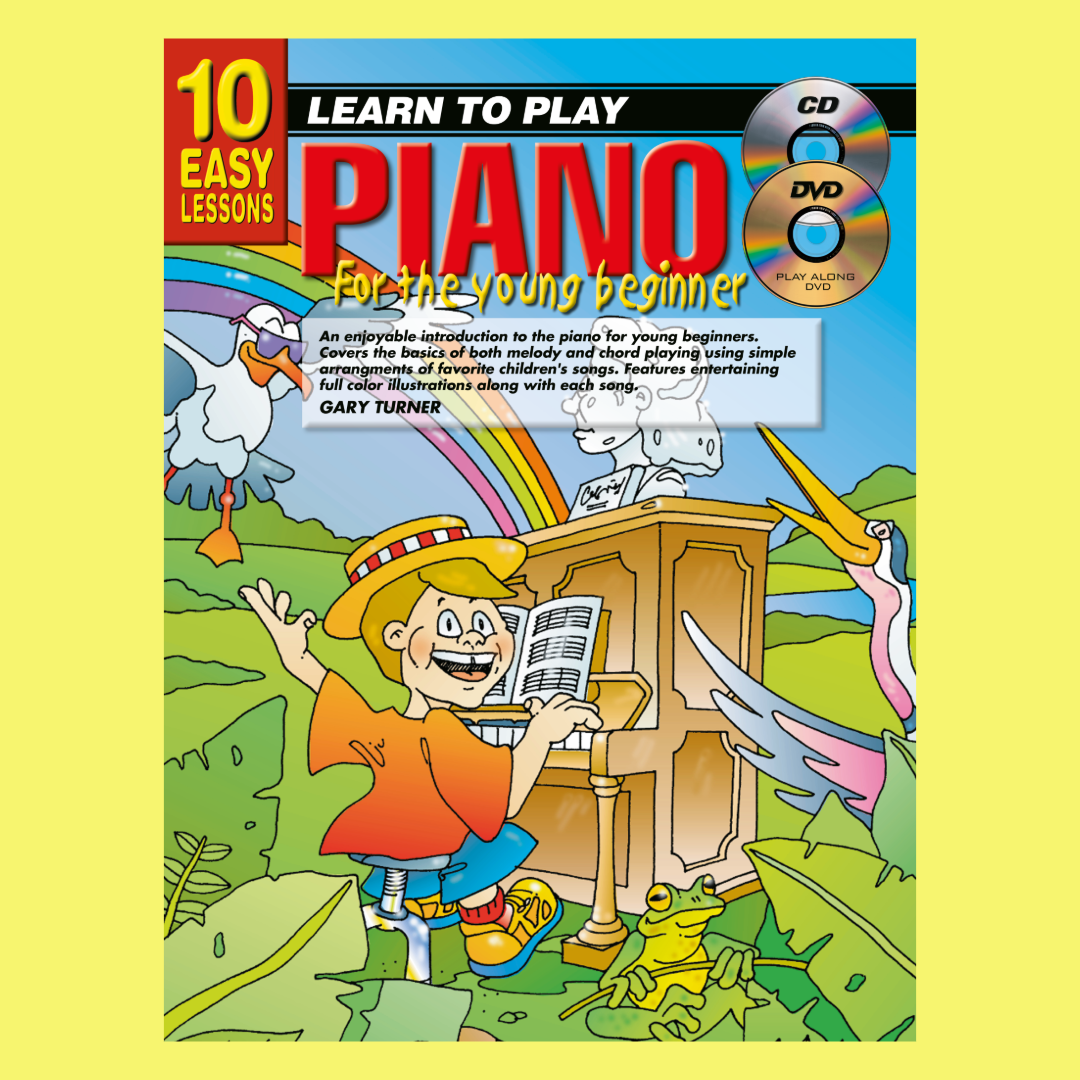 10 Easy Lessons Learn To Play Piano For Young Beginners Book/Ola