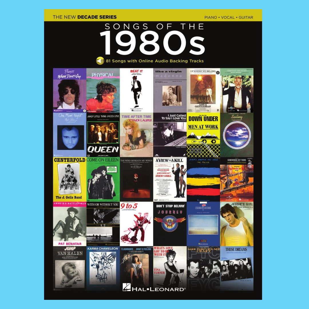 80 Hit Songs Of The 1980's Play Along PVG Book/Ola