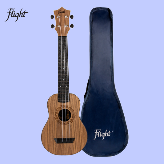 Flight TUSL50 Salamander Travel Concert Scale Soprano Uke with Gig Bag