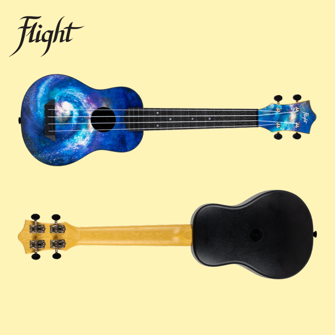 Flight TUSL40 Space Travel Concert Scale Soprano Ukulele with Travel Bag