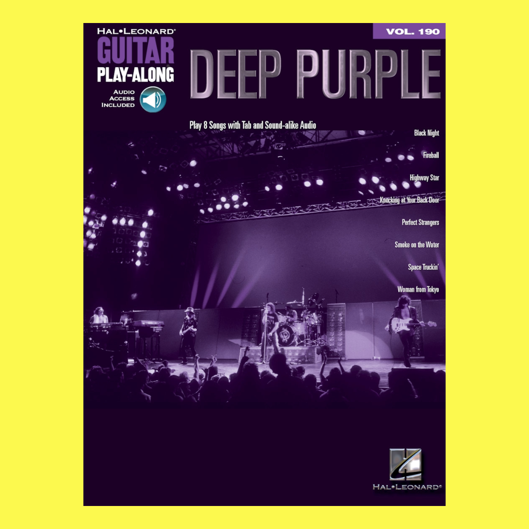 Deep Purple Guitar Play Along Volume 190 Book/Ola