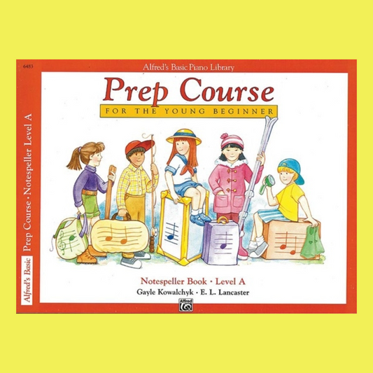 Alfred's Basic Piano Prep Course - Notespeller Level A Book