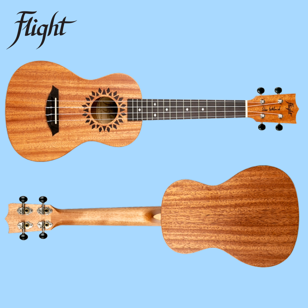 Flight Elise Ecklund Signature Concert Ukulele with Padded Gig Bag