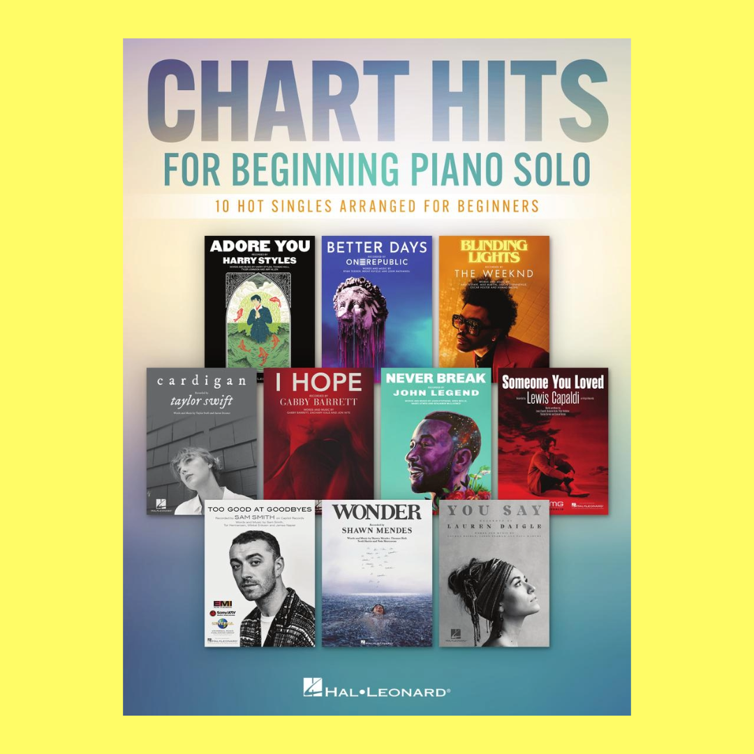 Chart Hits For Beginning Piano Solo Songbook