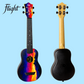 Flight TUSL-EE Sunset Ecklund Travel Soprano Longneck Ukulele with Gig Bag