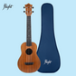 Flight TUC-55 Acacia Travel Concert Ukulele with Gig Bag