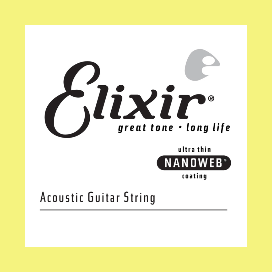 Elixir 15152 Nanoweb Single  .052 80/20 Bronze