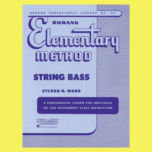 Rubank Elementary Method - String Bass Book