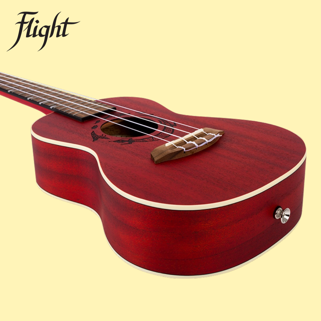 Flight DUC380 Coral Concert Ukulele with Padded Gig Bag