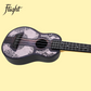 Flight TUS-40 Mandala Wood Travel Soprano Ukulele with Gig Bag