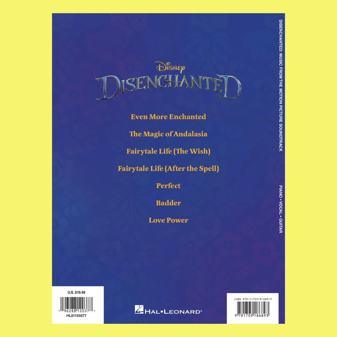 Disenchanted Movie Soundtrack PVG Songbook