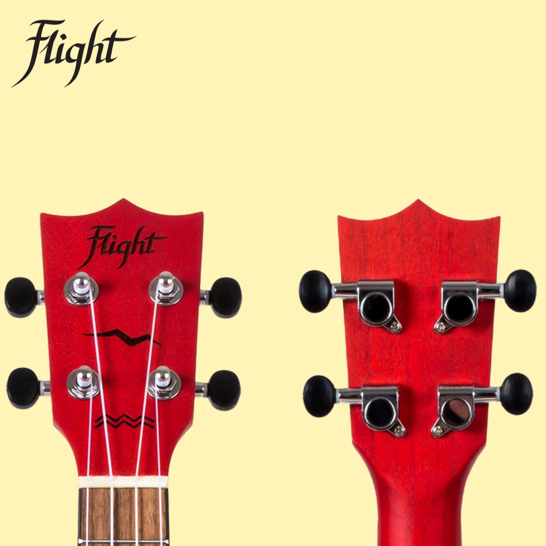 Flight DUC380 Coral Concert Ukulele with Padded Gig Bag