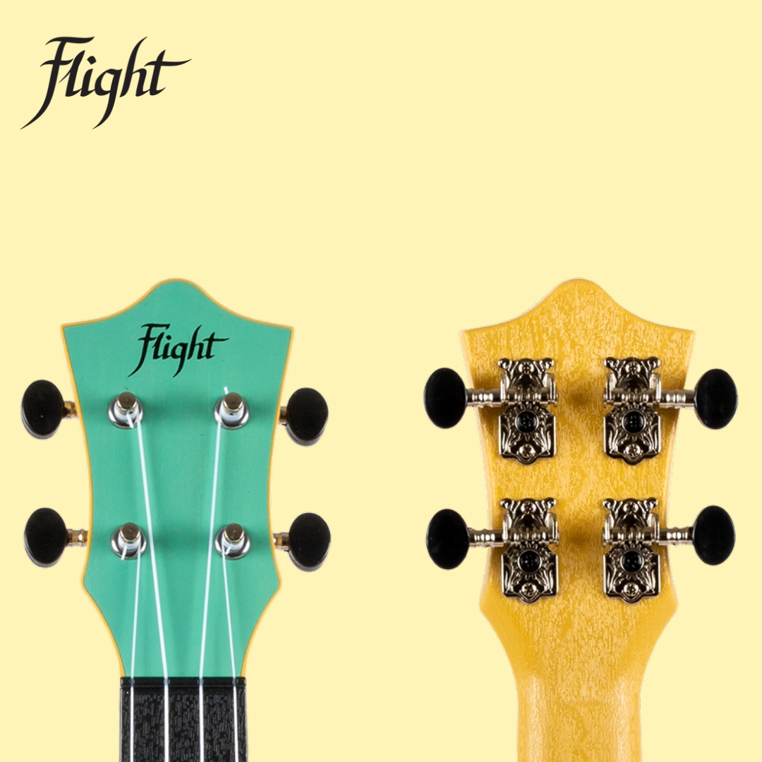 Flight TUC-35 Light Blue Travel Concert Ukulele with Travel Bag