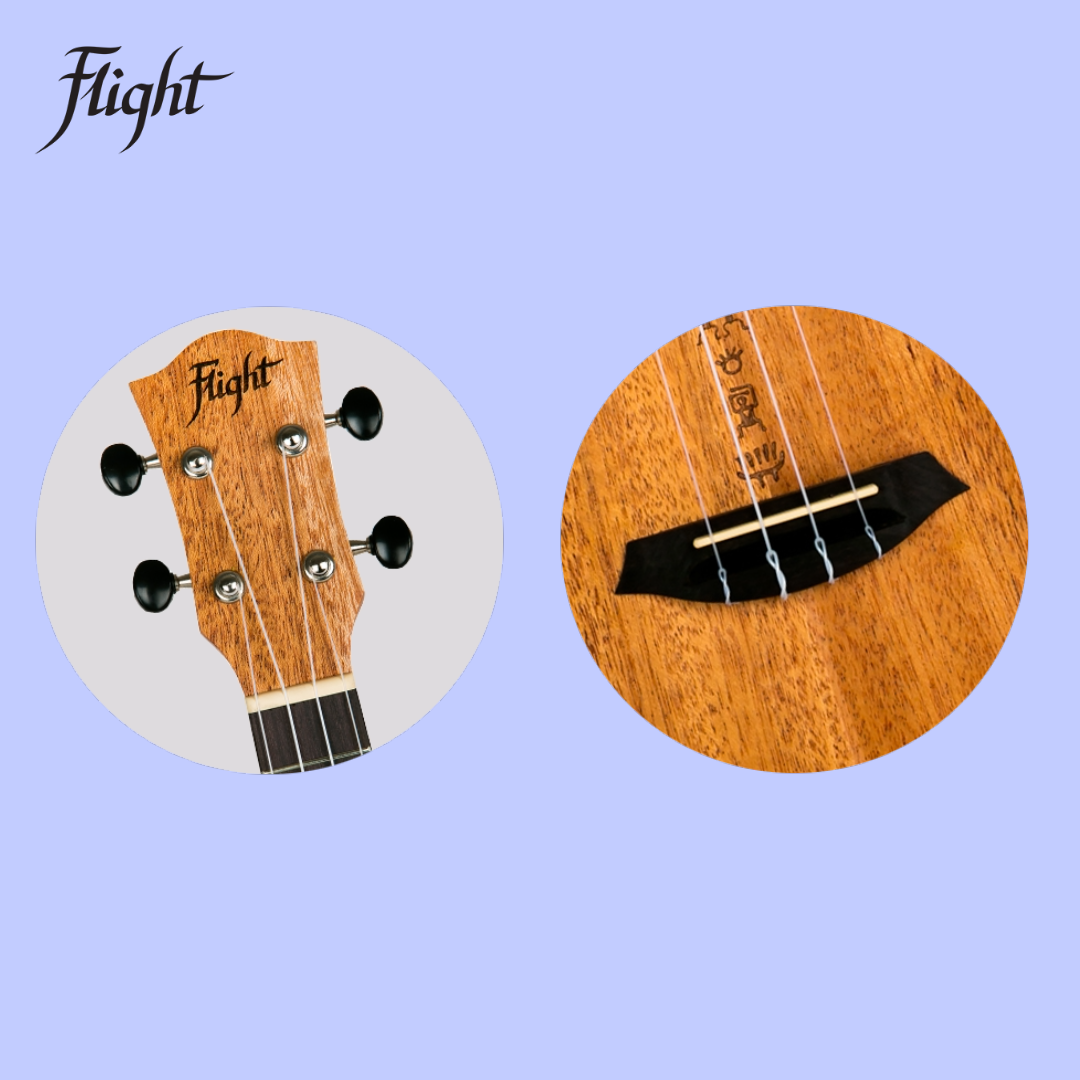 Flight DUC373 Mahogany Concert Ukulele with Gig Bag