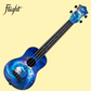 Flight TUSL40 Space Travel Concert Scale Soprano Ukulele with Travel Bag