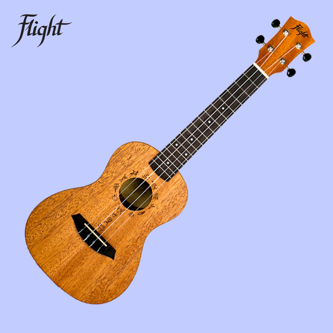 Flight DUC373 Mahogany Concert Ukulele with Gig Bag