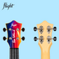 Flight TUSL-EE Sunset Ecklund Travel Soprano Longneck Ukulele with Gig Bag