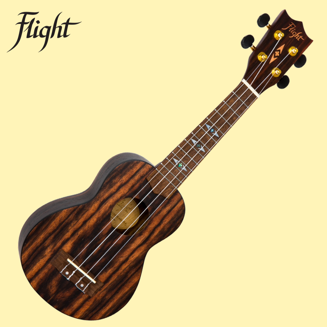 Flight DUS460 Soprano Ukulele Amara with Padded Gig Bag