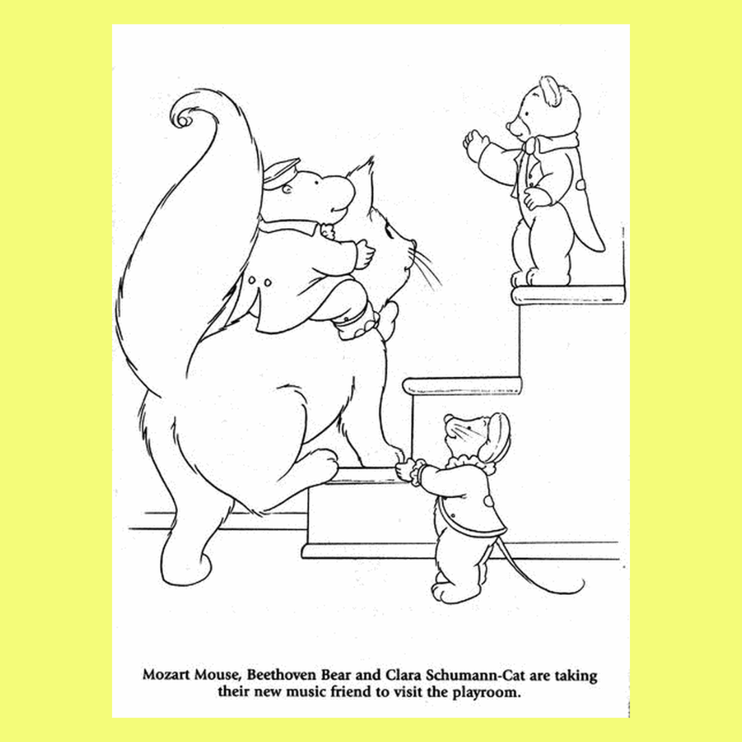 Alfred's Music For Little Mozarts - Colouring Book 3