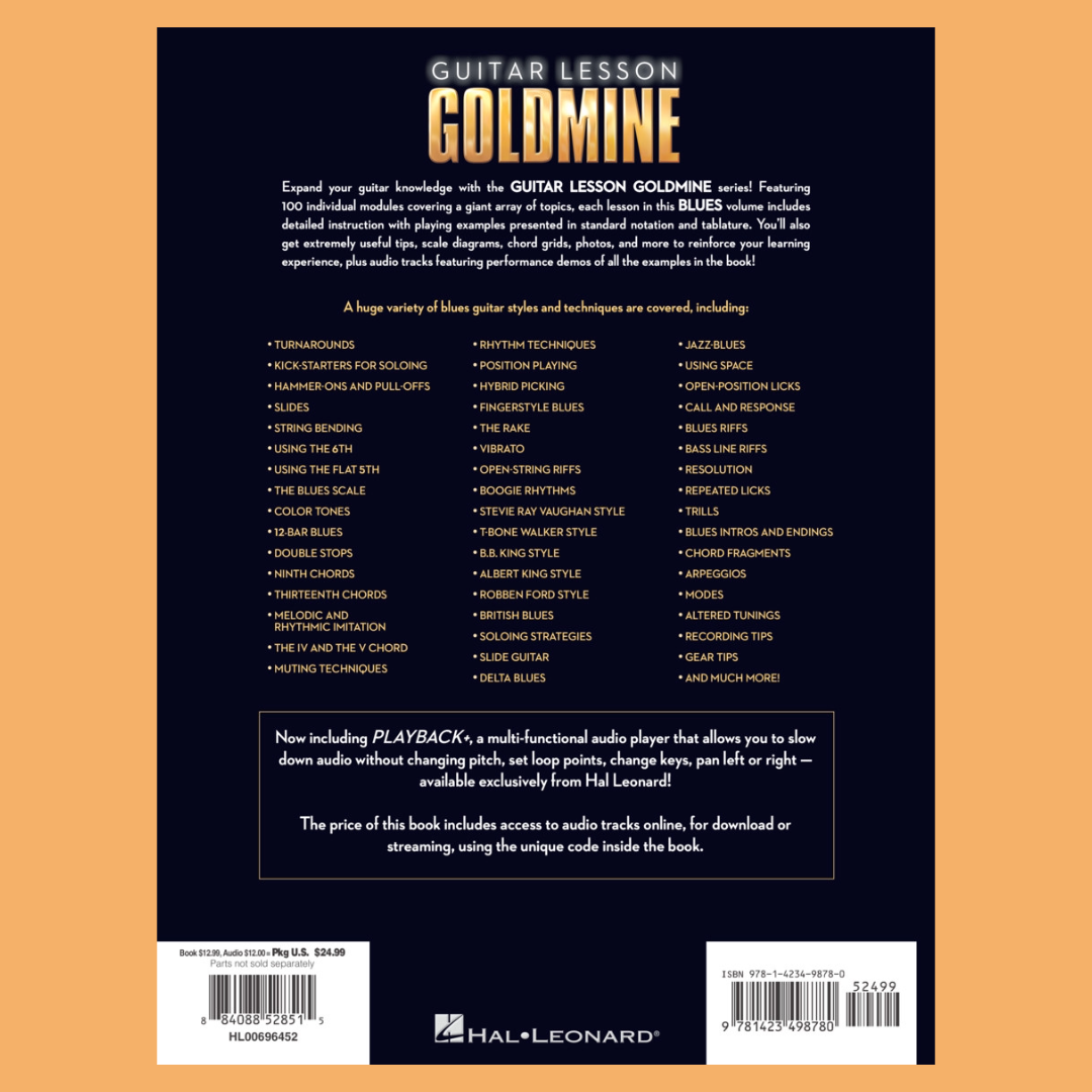 Guitar Goldmine - 100 Blues Lessons Book/Ola