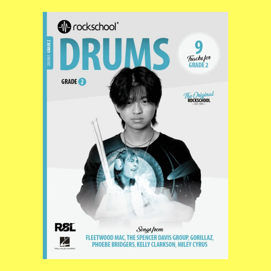 Rockschool Drums Grade 2 Book (2024+) New Edition