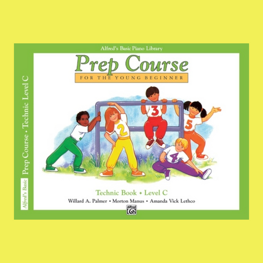 Alfred's Basic Piano Prep Course - Technic Level C Book