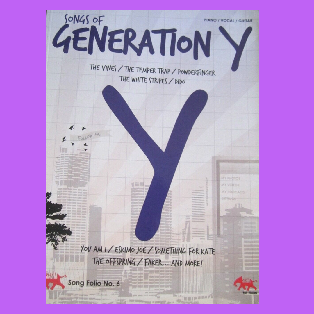 Songs Of Generation Y - PVG Songbook (19 Hit Songs)