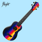 Flight TUSL-EE Sunset Ecklund Travel Soprano Longneck Ukulele with Gig Bag