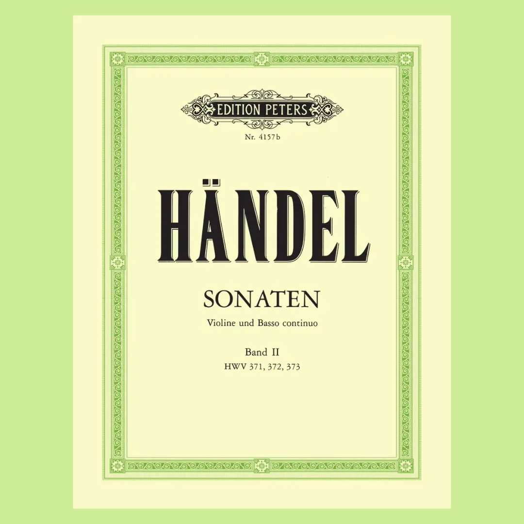 Handel - Sonatas Volume 2 Violin Book with Piano Accompaniment